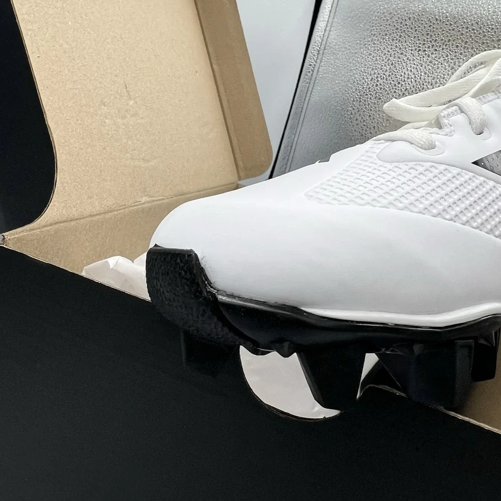 Adidas Adizero Impact MD 2 Baseball Cleats White‎ Black Size 7.5 New in Box